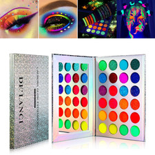 Neon Eyeshadow Palette Glow in the Dark Aurora Glow Eyeshadow Pallets Stage Ha