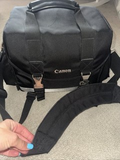 Canon 200DG Camera Bag Large Digital SLR Lens Case Gadget Black Shoulder Strap