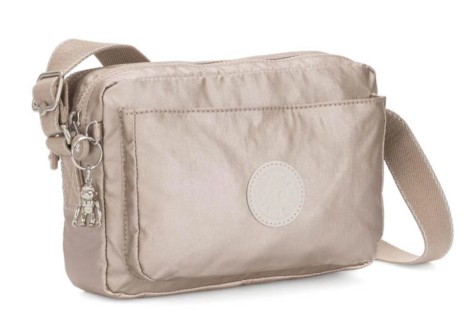 Kipling ABANU M Tracolla media, Metallic Glow (Argento)-Taglia unica - Immagine 3 di 4
