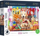 NEW Trefl Jigsaw Puzzle 1000 Pieces 12+ Ages UFT Doggy Peekers