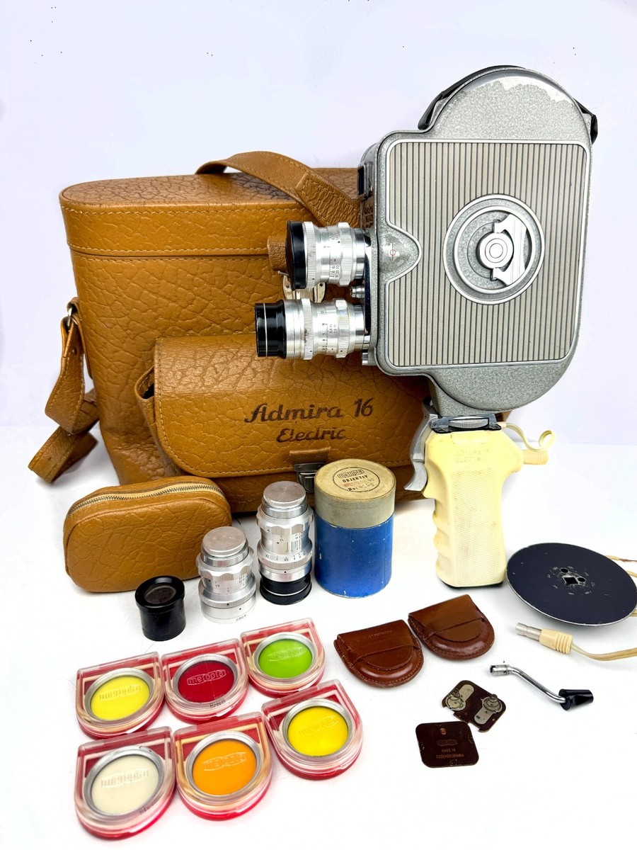 ADMIRA Electric 16 A1 16mm Film Camera Meopta 4 Lenses Working | eBay
