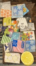 Paper Napkins Collection- Beach, Flowers, Halloween, Misc Designs 21 Designs