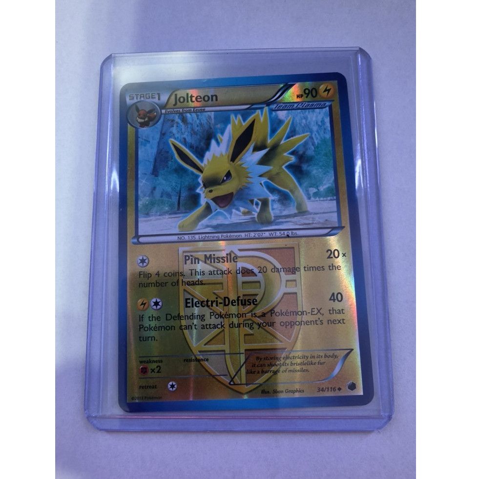The Pokémon Company Jolteon 34/116 Plasma Freeze Reverse Holo Eng 90HP