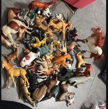 Toys Animal Horses Lot