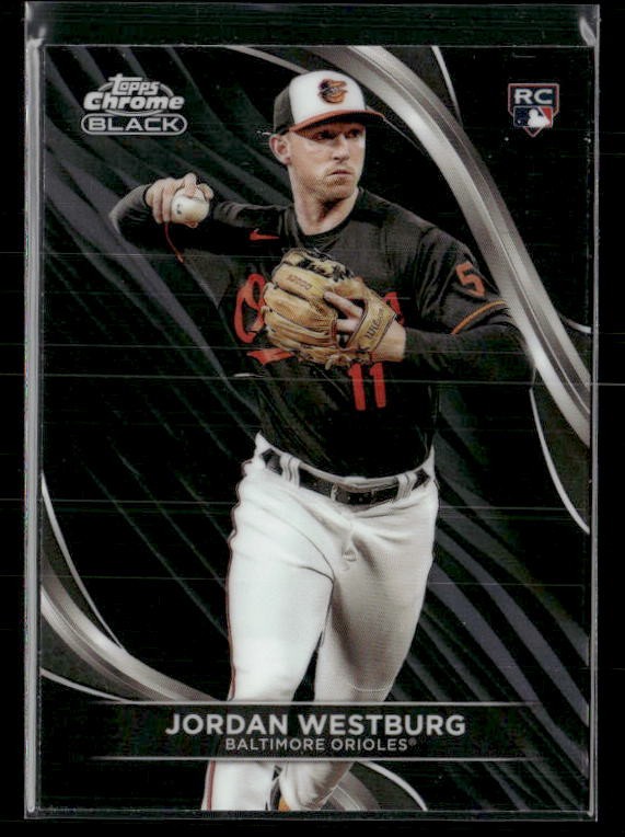 2024 Topps Chrome Black #76 Jordan Westburg Baltimore Orioles