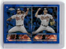 2023 Topps Chrome Update Sapphire Edition #USCS322 Logan Gillaspie / Nick Vespi