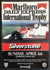 SILVERSTONE 1. April 1984 MARLBORO DAILY EXPRESS INTL TROPHY A4 offizielles Programm
