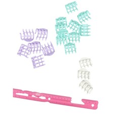 REPLACEMENT Remington Care Setter Hot Rollers Clips Velvet KF-20N 19 piece