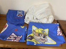 Paw Patrol Single Duvet Cover / P.slip, M&S Thomas Towel & Single Fitted Sheet