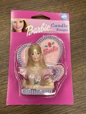 Wilton Vintage Barbie Candle Mattel Pink Purple -Birthday Candle