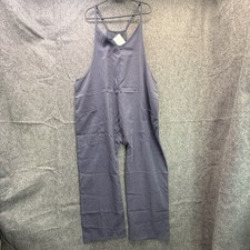 Women's 2XL Blue One-Piece Jumpsuit Polyester Nylon Pockets