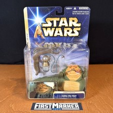 2004 Hasbro Star Wars Jabba the Hutt Deluxe Figure Set Vintage New MIB