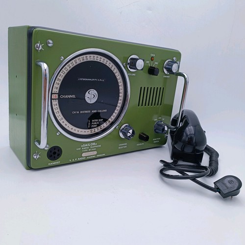 SAILOR TYP RT144C 25W 155,6–163,2 Mhz VHF RADIOTELEFON Kanał 16 IDEALNY - Zdjęcie 1 z 22