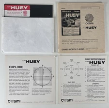SUPER HUEY Commodore 64/128, 1985 by Cosmi Corp (Disk with Manuals) UNTESTED VTG