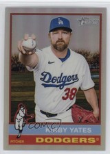 2025 Topps Heritage High Number Chrome Refractor Kirby Yates #649 tw0