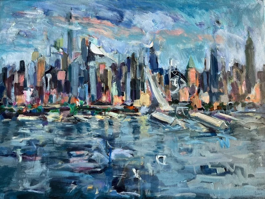 New York Skyline Art Paintings for sale | eBay