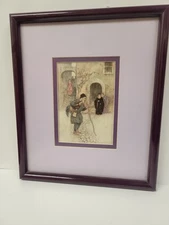 Rare Vintage Art Minecco Aniello Meeting The Magicians By Warwick Goble