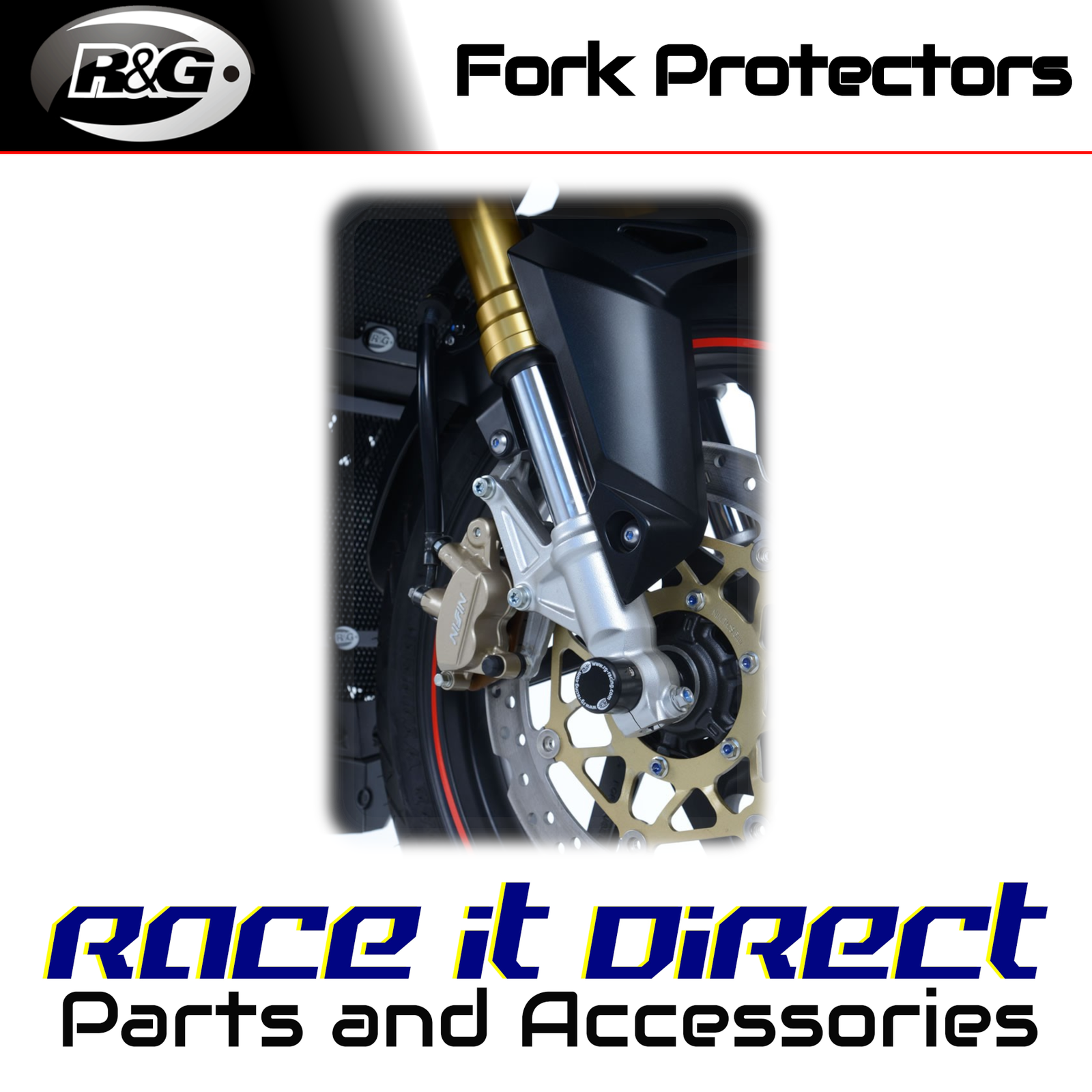 Fork Protectors for Honda CBR250RR 2017-2026 R&G