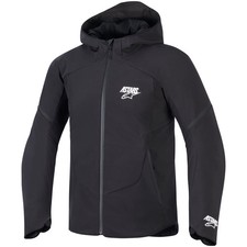 Alpinestars Aeroshell Waterproof Motorcycle Textile Jacket - Black / Black