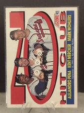 Puntuación 1992 - No Hit Club Mark Wohlers, Kent Mercker, Alejandro Peña #787