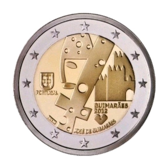 2€ UNC Portugal 2012 Guimarães