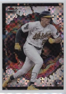 2024 Topps Finest Rare Checkerboard Refractor Zack Gelof #284 Rookie RC