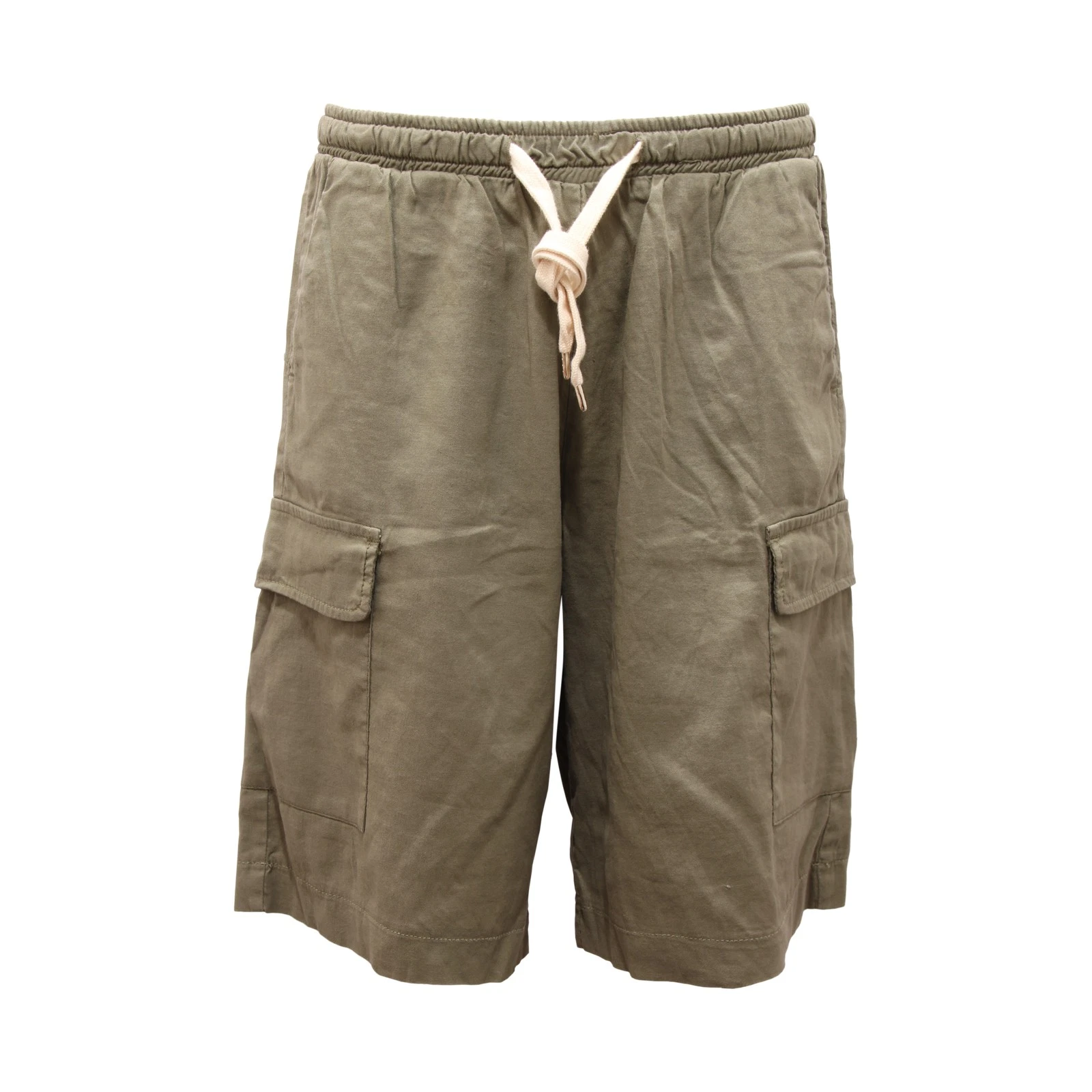 6441AV BERMUDA CARGO UOMO IMPERIAL MAN LINEN BLEND SHORTS