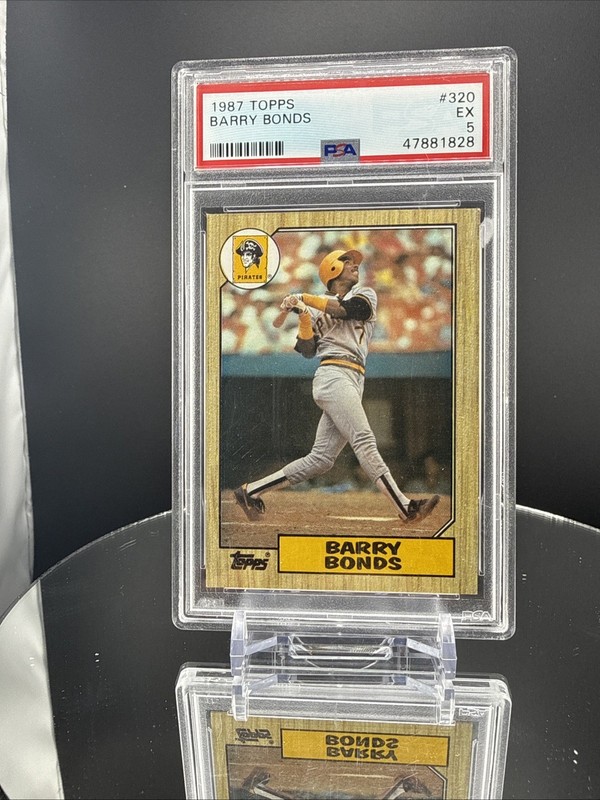 Barry Bonds PSA 5 1987 Topps Rookie #320 Pirates - Own A Piece Of History