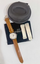 Genuine Tissot Couturier 34mm Swiss watch, new battery/2 straps; T0352101603100