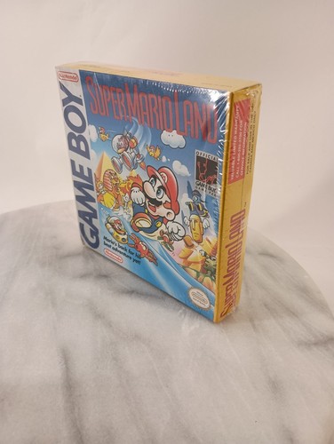 Super Mario Land Nintendo Gameboy NUOVO SIGILLATO. Schermate gialle nuove con scatola