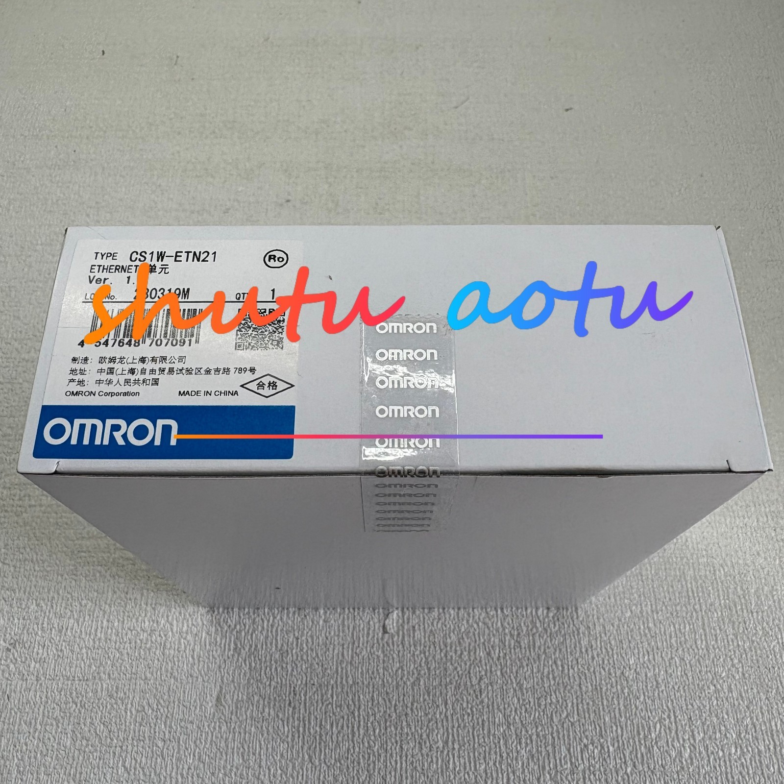 Omron CS1W-ETN21 PLC module#1pcs new in box