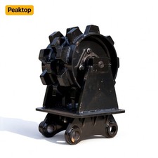 Heavy Duty Excavator Compactor Wheel Cat 307 Soil Asphalt Compaction Attachment