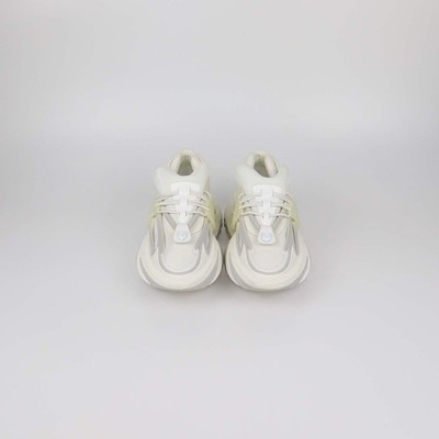 Balmain White Neoprene and Rubber Unicorn low Top Sneakers