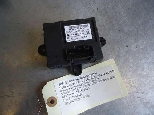 Ford Galaxy WA6 Innenraumsteuerger�t 7G9T14B534BF 80503