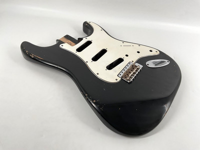 MJT Official Custom Vintage Aged Nitro Guitar Body Mark Jenny VTS Black Alder