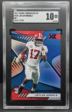 2021 Panini Chronicles - Rookie Draft Picks- Jaylen Waddle XR Blue /99!! SGC 10!