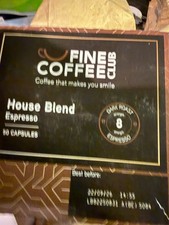 FINE COFFEE CLUB  House Blend (50 capsules) ESPRESSO. EXP 09/26 0.20 per lighter