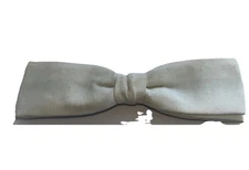vintage clip on bow ties white Rust Resistant