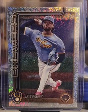 2025 Topps Series 1 - Freddy Peralta #61 SAND GLITTER FOIL 