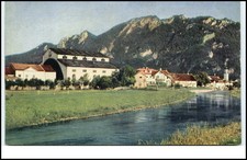 Oberammergau postcard ~ 1910/20 lot on the Ammer with Passion Theatre Laber