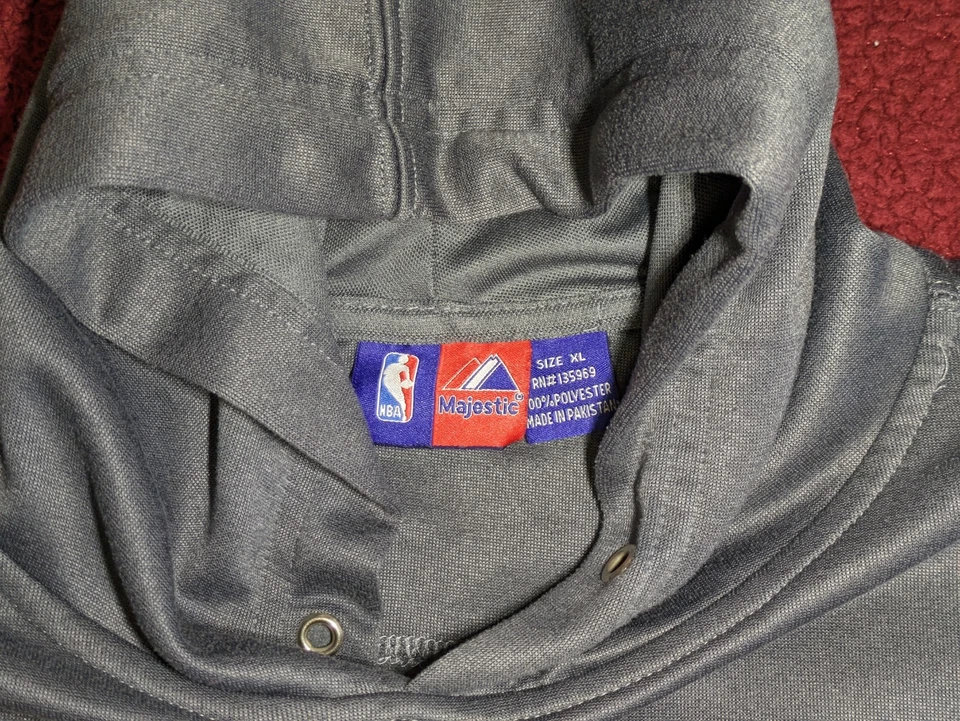 Kobe Bryant Hoodie Youth XL Sweatshirt Gray Black Mamba Lakers NBA Majestic - Image 4 of 4