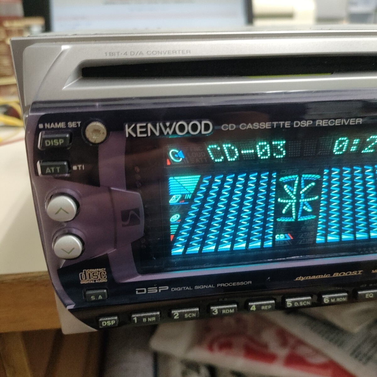 Kenwood DPX-4100 2Din Car Audio CD Cassette Player Operation