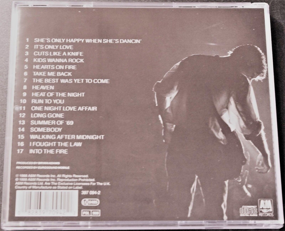 Bryan Adams - Live! Live! Live! (1988) (A&M Records-397 094-2) | eBay