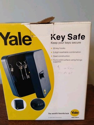 Yale Schlösser Kombischlüsselschrank - Schlüsselsafe - 3-stellig zurückstellbare Kombination