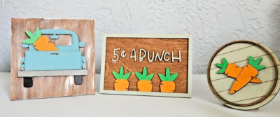 Three Tabletop Easter Decorations/ Easter /Home Decor/ Easter DIY Craft