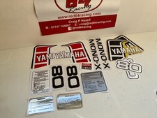 YAMAHA YZ 80 J  1982 Full decal set motocross evo stickers