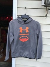 Under Armour Boys Armour Fleece Sport Logo Hoody Hoodie SIZE L YOUTH