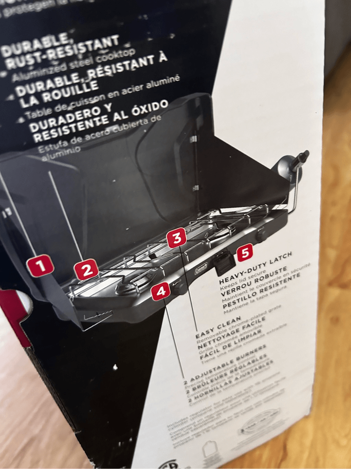 Coleman black stove propane two burner outdoor eBay