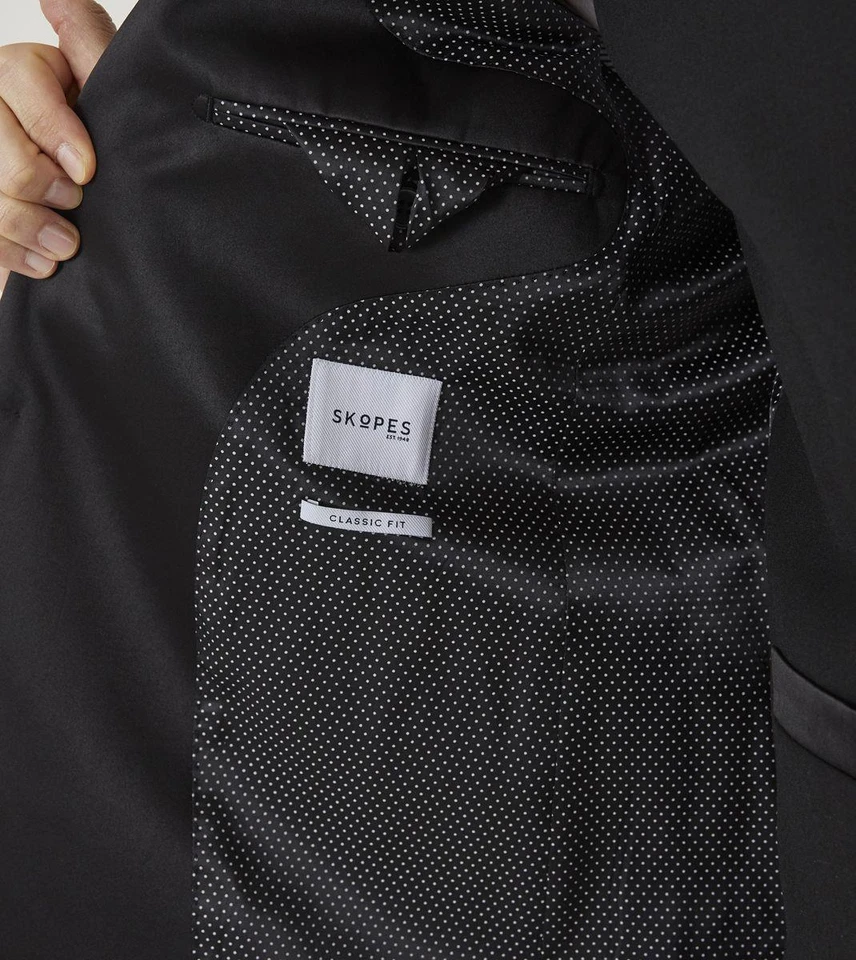 Skopes (MM30160) Canvendish Cena Traje Chaqueta En Negro 38A 64 (L, R, S, XT ) - Imagen 2 de 4