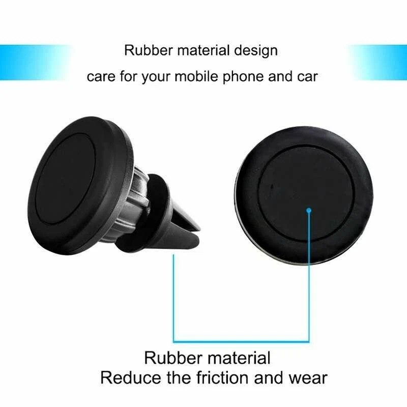 360 degree Universal Cell Phone GPS Air Vent Magnetic Car Mount Cradle Holder - Image 2 of 4